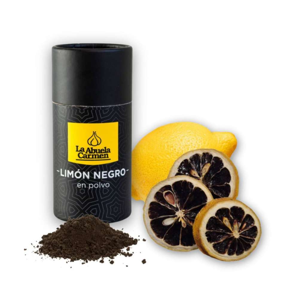 Schwarze Zitronen Pulver – Black Lemon Powder / Limón Negro en Polvo